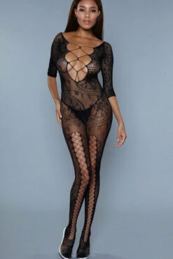 Floral Design Bodystocking