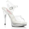 GLORY-508 Sandal | Clear Vinyl -Coquettes Lingerie Store glory 508 sandal clear vinyl sandals fabulicious clear sexyshoescom
