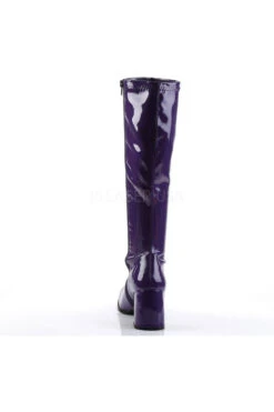 GOGO-300 Go Go Boot | Purple Patent -Coquettes Lingerie Store gogo 300 go go boot purple patent knee boots funtasma sexyshoescom 4
