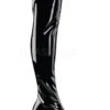 GOGO-3000 Go Go Boot | Black Patent -Coquettes Lingerie Store gogo 3000 go go boot black patent knee boots funtasma sexyshoescom