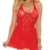 Lace Halter Mini Dress -Coquettes Lingerie Store lace halter mini dress lingerie dresses elegant moments sexyshoescom b6f96abb 2fda 43cf 96c1 ff6777213f6d