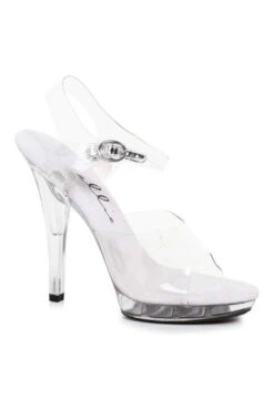 M-BROOK Platform Sandal | Clear Vinyl