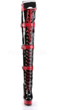 MEDIC-3028 Thigh Boot | Black Patent -Coquettes Lingerie Store medic 3028 thigh boot black patent thigh boots funtasma sexyshoescom 2