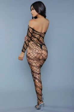 Open Fishnet Bodystocking -Coquettes Lingerie Store open fishnet bodystocking bodystockings bewicked sexyshoescom 2