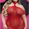 Plus Size Cut Out Lace Mini Dress -Coquettes Lingerie Store plus size cut out lace mini dress stripper dresses lapdance lingerie red sexyshoescom