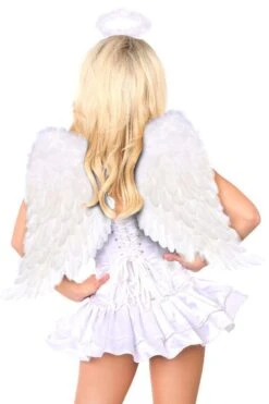 Top Drawer Plus Size Innocent Angel Corset Dress Costume -Coquettes Lingerie Store top drawer plus size innocent angel corset dress costume costume corsets daisy corsets sexyshoescom 2